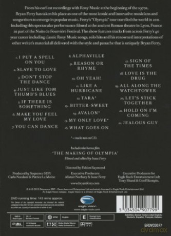 Brian Ferry: Live In Lyon Deluxe Edition [DVD]+[CD]