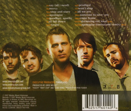Onerepublic: Dreaming Out Loud (Polska Cena!!) [CD]