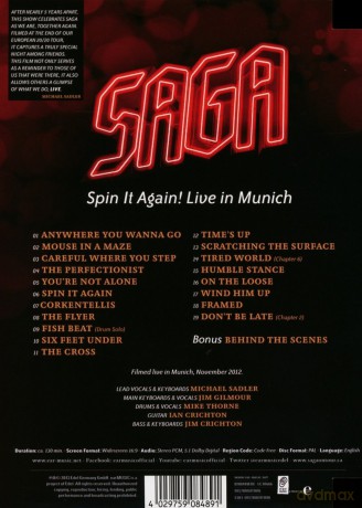 Saga: Spin It Again Live In Munich [DVD]