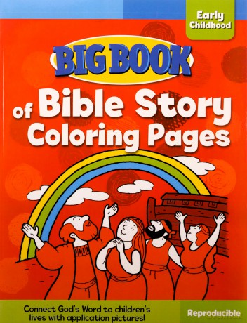 Big Book of Bible Story Coloring Pages for Early Childhood (Big Books) - David C Cook [KSIĄŻKA]