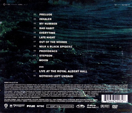 Foals: Holy Fire (Deluxe Edition) [CD]+[DVD]