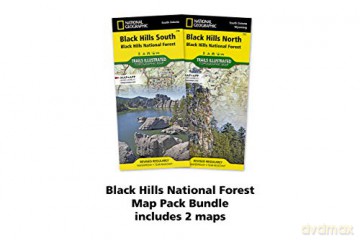 Black Hills Natforest Map Pack - National Geographic [KSIĄŻKA]
