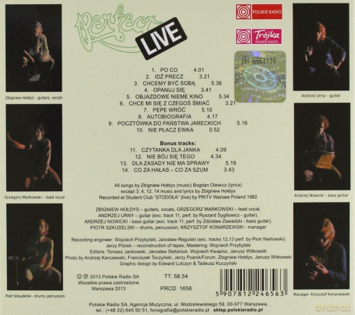 Perfect: Live (Reedycja) (digipack) [CD]