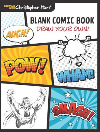 Blank Comic Book - Christopher Hart [KSIĄŻKA]