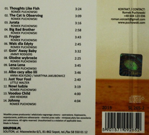 Romek Puchowski - Free (digipack) [CD]