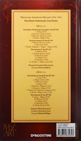 Mozart: Dzieła zebrane. Eine kleine Nachtmusik, Gran Partita [2CD]