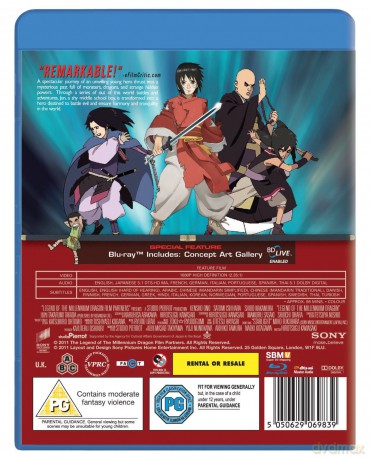 Legend Of The Millennium Dragon [Blu-Ray]