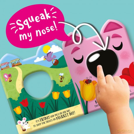 Boop My Nose Hungry Pig - Claire Baker [KSIĄŻKA]