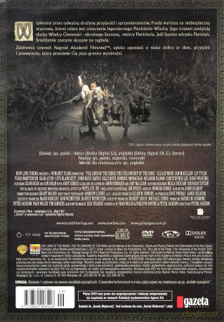 Władca Pierścieni Drużyna Pierścienia (slim) [DVD]
