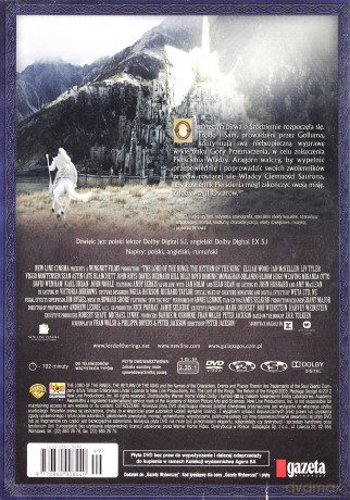 Władca Pierścieni Powrót Króla (slim) [DVD]