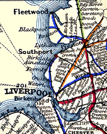 Bradshaw's Railway Map Great Britain and Ireland 1852 (George Bradshaw Railway Maps Collection) - George Bradshaw [KSIĄŻKA]