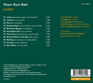Youn Sun Nah: Lento (digipack) [CD] 