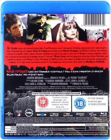 Scarface (Człowiek z blizną) [Blu-Ray]