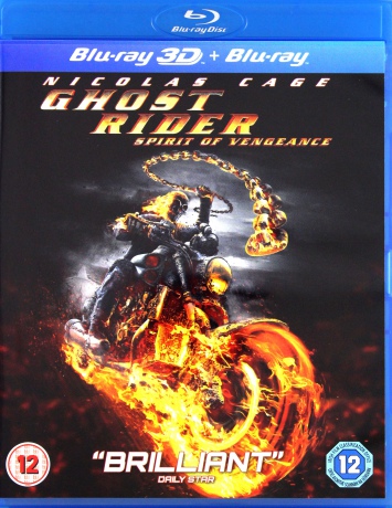 Ghost Rider 2 Spirit of Vengeance [Blu-ray 3D]+[Blu-Ray]