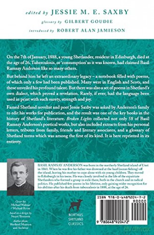 Broken Lights: Poems and Reminiscences of the Late Basil Ramsay Anderson (2) (Northus Shetland Classics) - Basil, Ram Anderson [KSIĄŻKA]