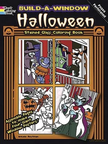 Build-A-Window Halloween Stained - Roytman Arkady [KSIĄŻKA]