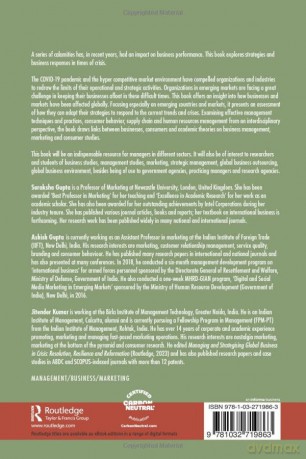 Building Resilience in Global Business During Crisis: Perspectives from Emerging Markets - Suraksha Gupta [KSIĄŻKA]