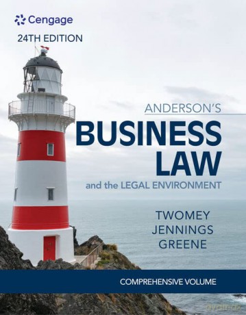 Business Law The Legal Envi Ronment Co - Twomey Jennings Gree [KSIĄŻKA]