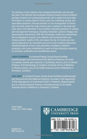 Cambridge Handbook Of Pain Medicine - Edited By Omar Viswa [KSIĄŻKA]