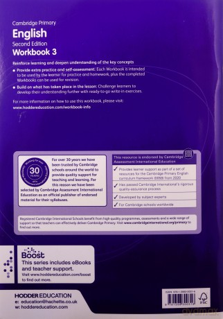 Cambridge Primary English Workbook 3 - Sarah Snashall [KSIĄŻKA]