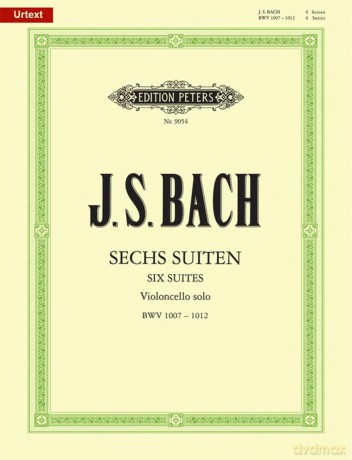 Cello Suites Bwv 1007 To 1012 For Cello - Johann Sebasti Bach [KSIĄŻKA]