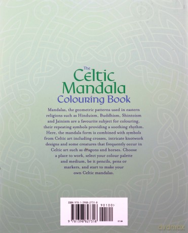 Celtic Mandala Colouring Book - David Woodroffe [KSIĄŻKA]