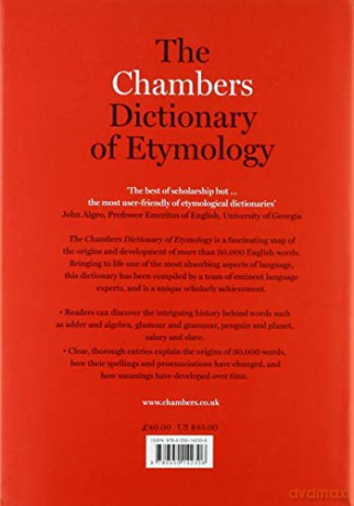 Chambers Dictionary Of Etymology - Chambers [KSIĄŻKA]