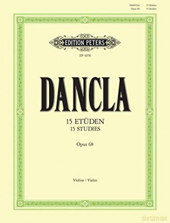 Charles Dancla-Etudes(15) Opus 68-Violin-Instrumental Work - Charles Dancla [KSIĄŻKA]