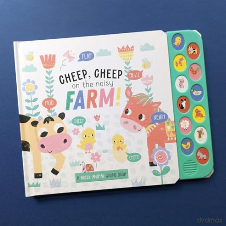 Cheep Cheep On The Noisy Farm Sound Book - 12 Exciting Animal Sound Buttons To Press And Play (Noisy Animals Sound Books) - Anna Madin [KSIĄŻKA]