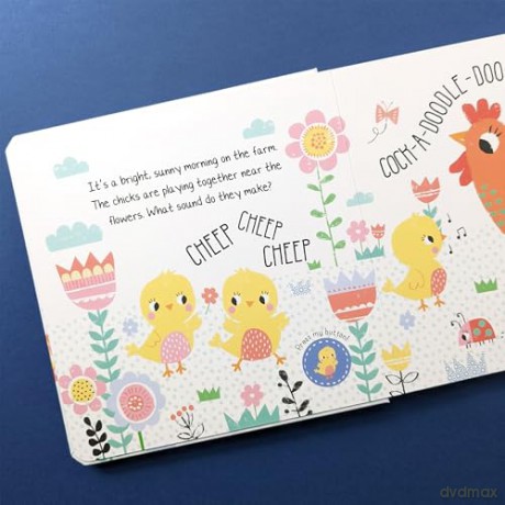 Cheep Cheep On The Noisy Farm Sound Book - 12 Exciting Animal Sound Buttons To Press And Play (Noisy Animals Sound Books) - Anna Madin [KSIĄŻKA]