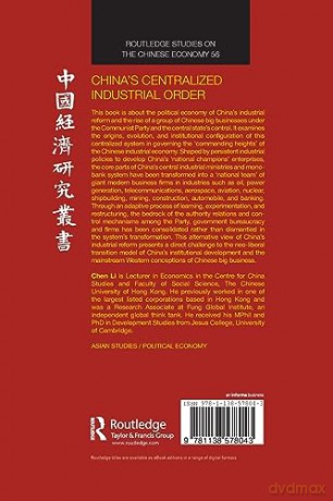 Chinas Centralized Industrial Order - Chen Li [KSIĄŻKA]