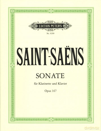 Clarinet Sonata Op 167 - Camille Saint-Sa Ns [KSIĄŻKA]