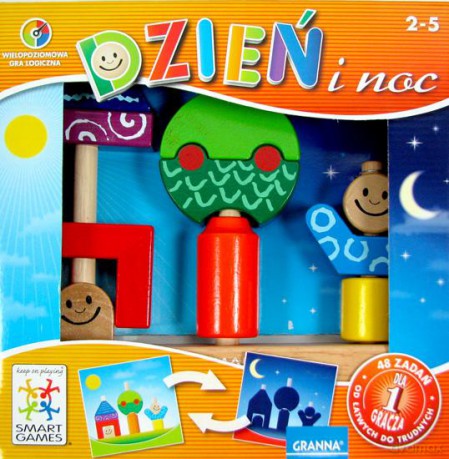 Dzień i noc - układanka logiczna Smart Games [GRA]