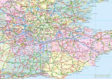 Collins Road Map Britain 2025 - Collins Maps [KSIĄŻKA]