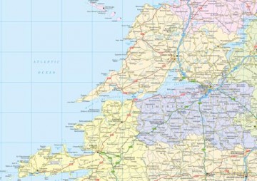 Collins Road Map Of Ireland 2025 - Collins Maps [KSIĄŻKA]