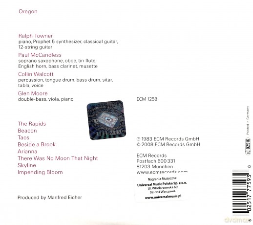 Oregon: Oregon (Touchstones) [CD]
