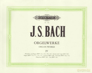 Complete Organ Works Vol 4 - Johann Sebasti Bach [KSIĄŻKA]