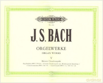 Complete Organ Works Vol 5 - Johann Sebasti Bach [KSIĄŻKA]