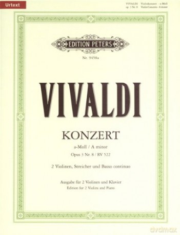 Concerto In A Minor Op 3 No 8 - Antonio Vivaldi [KSIĄŻKA]