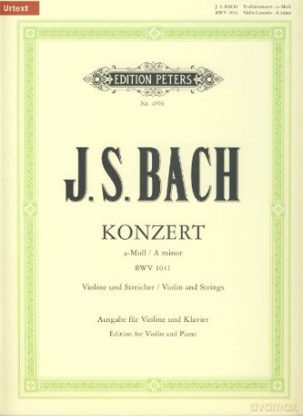 Concerto No 1 In A Minor Bwv 1041 - Johann Sebasti Bach [KSIĄŻKA]