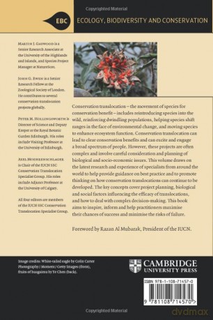 Conservation Translocations - Martin J. Gaywood [KSIĄŻKA]