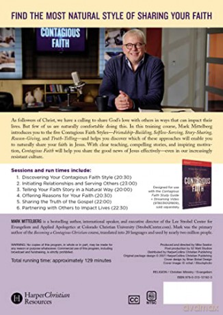 Contagious Faith Video Study: Discover Your Natural Style for Sharing Jesus with Others - Mark Mittelberg [KSIĄŻKA]