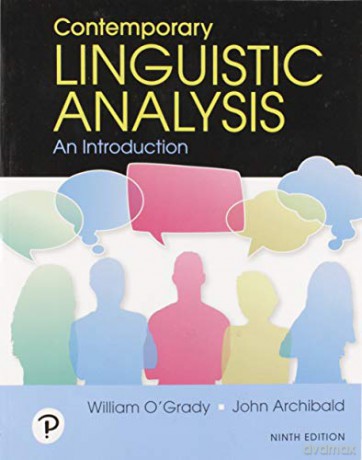 Contemporary Linguistic Analysis - William O'grady [KSIĄŻKA]