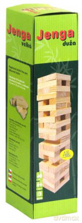 Jenga XL (naturalne drewno) [GRA]