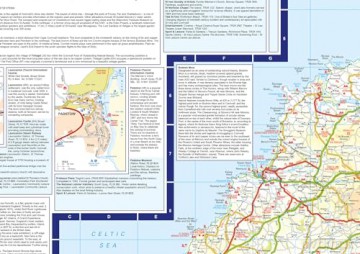 Cornwall A-Z Visitors Map - A-Z Maps [KSIĄŻKA]