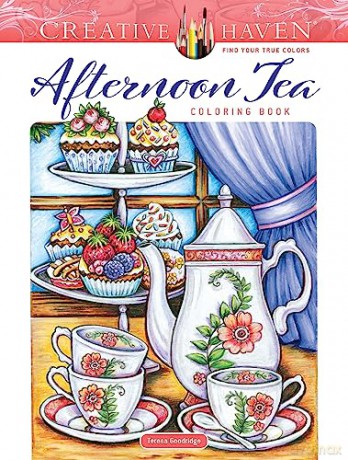 Creative Haven Afternoon Tea Coloring Book - Teresa Goodridge [KSIĄŻKA]