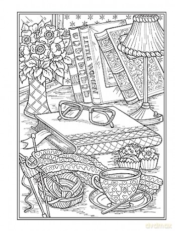 Creative Haven Afternoon Tea Coloring Book - Teresa Goodridge [KSIĄŻKA]