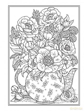 Creative Haven Afternoon Tea Coloring Book - Teresa Goodridge [KSIĄŻKA]