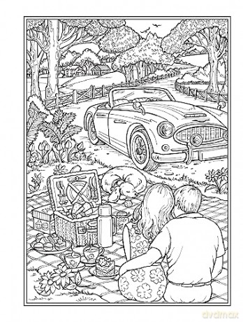Creative Haven Afternoon Tea Coloring Book - Teresa Goodridge [KSIĄŻKA]
