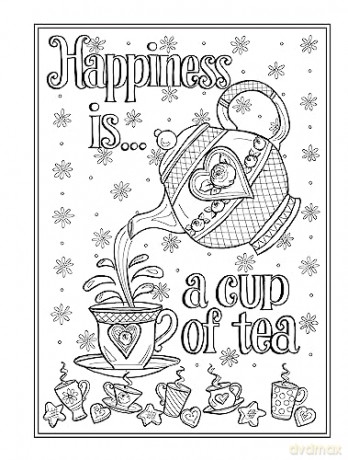 Creative Haven Afternoon Tea Coloring Book - Teresa Goodridge [KSIĄŻKA]